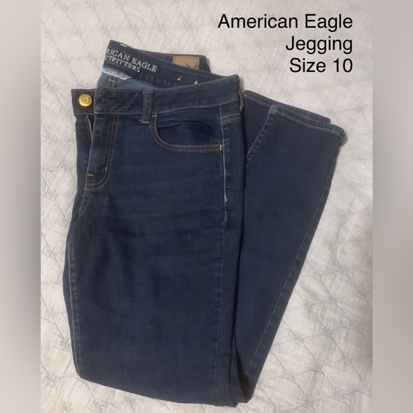American eagle jeans/jeggings size 10-12 - Picture 7 of 9